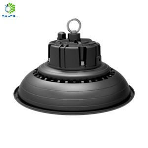 150W Black Round Warehouse Aluminum Housing UFO LED High Bay Light