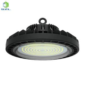 Black Aluminum Reflector Warehouse Lamp 100W Industrial UFO LED High Bay Light