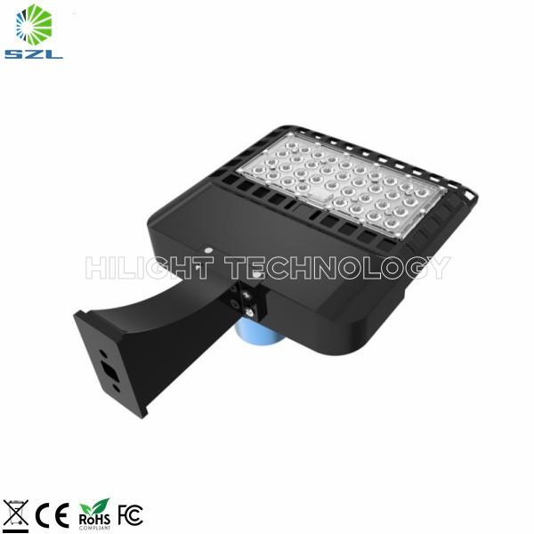 Black Square Street Light Die-casting Aluminum 100W LED Street Light