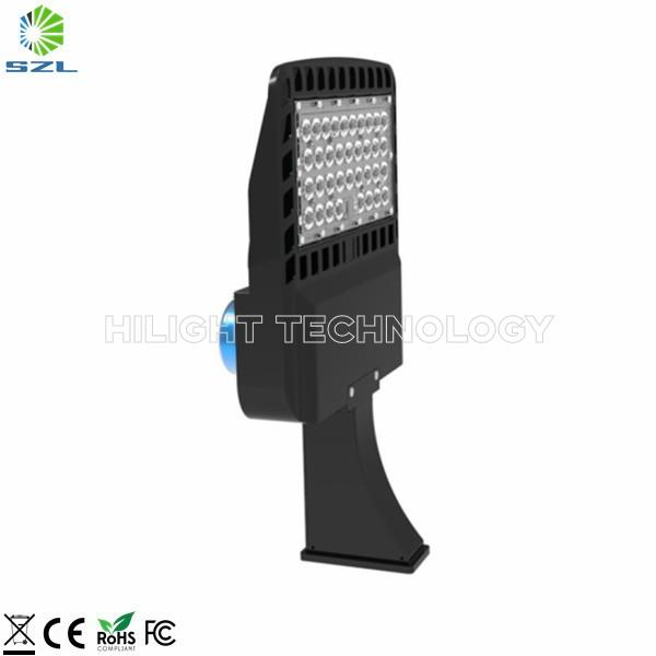 Black Square Street Light Die-casting Aluminum 100W LED Street Light
