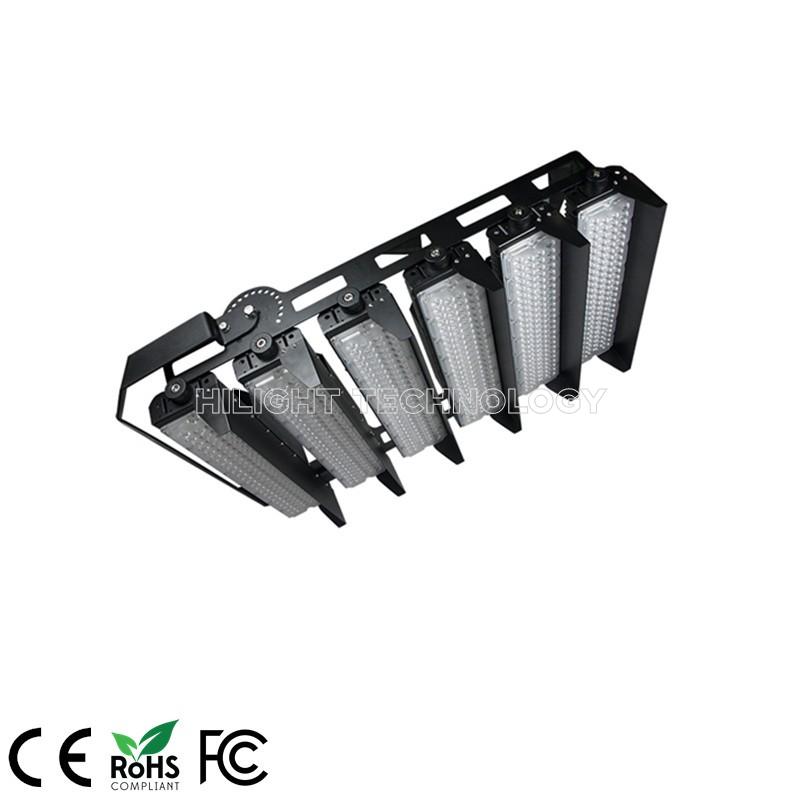 Meanwell driver AC100-305V 1500W led high mast stadium light