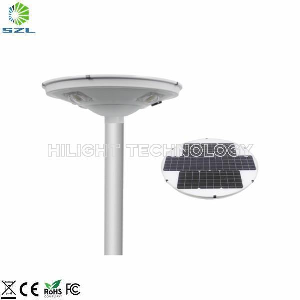 Led Solar Garden Light Integrated 50W UFO Design Light