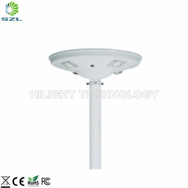 Led Solar Garden Light Integrated 50W UFO Design Light