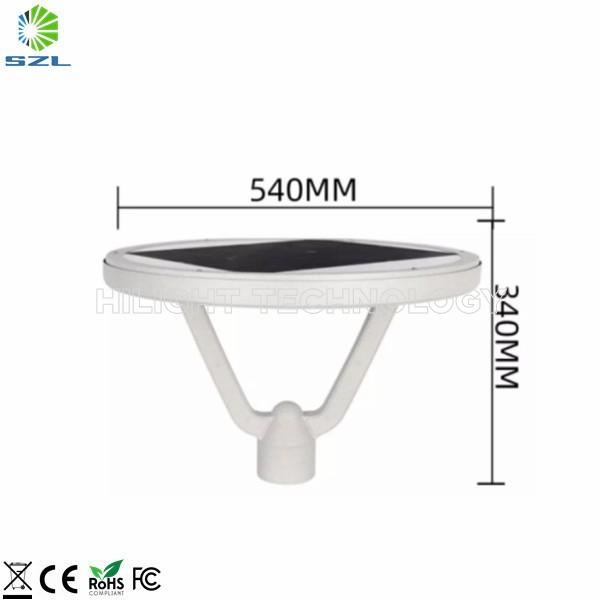 Solar Led Garden Light 30W Support Dimmer For Square Park Courtyard
